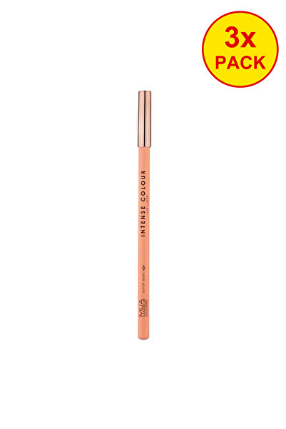 MUA Makeup Academy 3x PACK Lip Pencil Intense Color – Super Nude