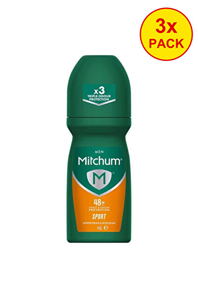 Mitchum 3x ΣΥΣΚΕΥΑΣΙΑ Sport Roll On 100 ml