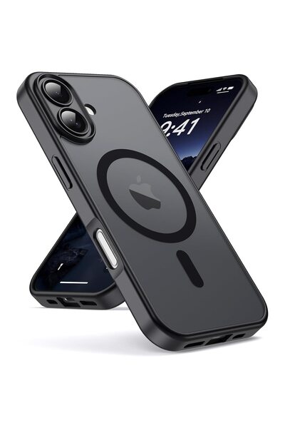 Joyshell iPhone 17 Case, Frost Matte with MagSafe, Full Protection, Black