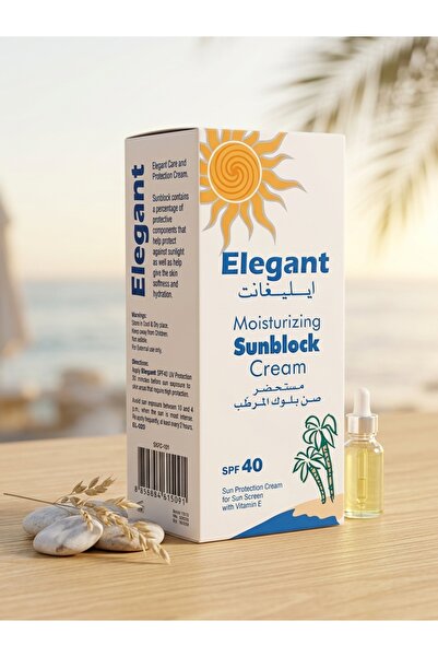 Elegant Elegant Spf 40 Sunscreen Cream - Comprehensive Protection and Deep Hy...
