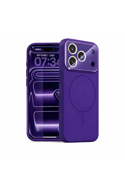 Joyshell Husa iPhone 17 Pro Max, Silicon Catifelat cu Interior din Microfibra...