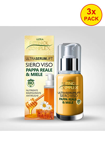 Retinol Complex 3x PACK Honey & Royal Jelly Face Serum - 30 ml