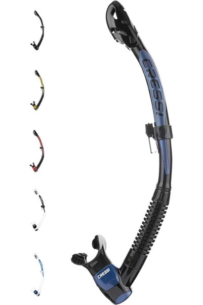 Cressi Itaca Ultra Dry Snorkel - Snorkel Dry for Free Diving and Snorkeling