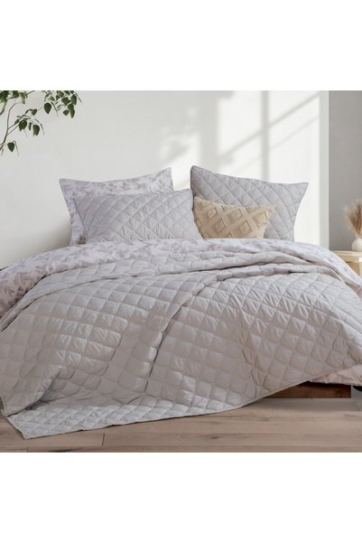 Nef Nef Homeware Nef-Nef Homeware Κουβερλί Ολγκα Γκρι Καπιτονέ, Σούπερ Διπλό,...