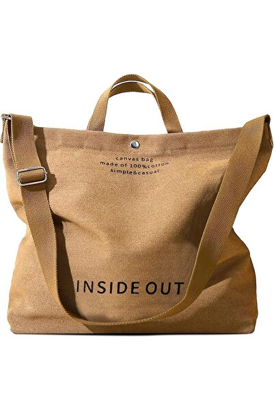 KASTWAVE Large Tote Bag for Women – Durable Cotton Canvas Shoulder Bag, Fashi...