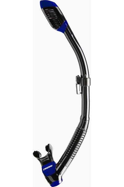 Cressi Supernova Dry Snorkel with Valve and Splash Guard for Snorkeling and F...