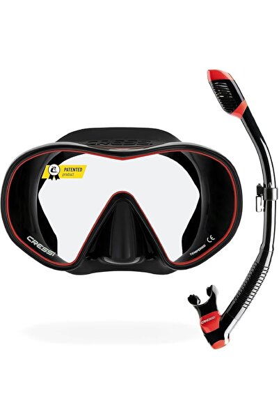 Cressi since 1946 - F-Dual & Supernova Dry Snorkelling Set Frameless Adults