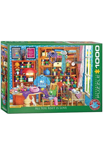 Eurographics Puzzle 1000 Tot ceea ce tricotai este dragoste