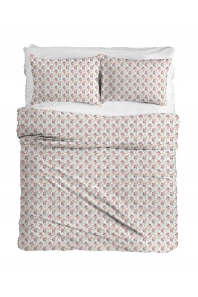Matex Lenjerie de pat din flanelă 220x200 F83A Flori roz