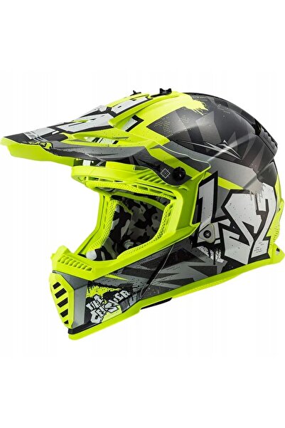 LS2 KASK MX437 FAST II MINI CRUSHER |   PENTRU COPII - JUNIORI |   DIMENSIUNE. L