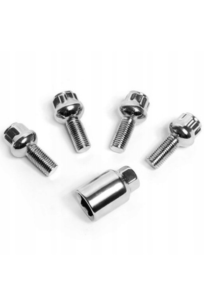 AUTOMAX Șuruburi antifurt pentru jante și roți 12x1.5x25 bilă