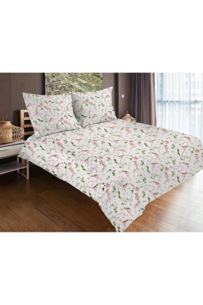 Matex Lenjerie de pat Satin 220x200 EXCLUSIVE 42 Flori Roz