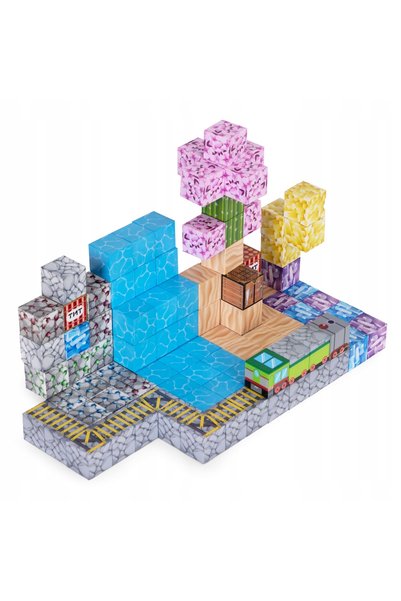 Jokomisiada Set de blocuri magnetice colorate pentru construcții