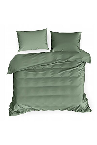 Eurofirany Lenjerie de pat Bumbac 160 x 200 3 piese Nova culoare salvie