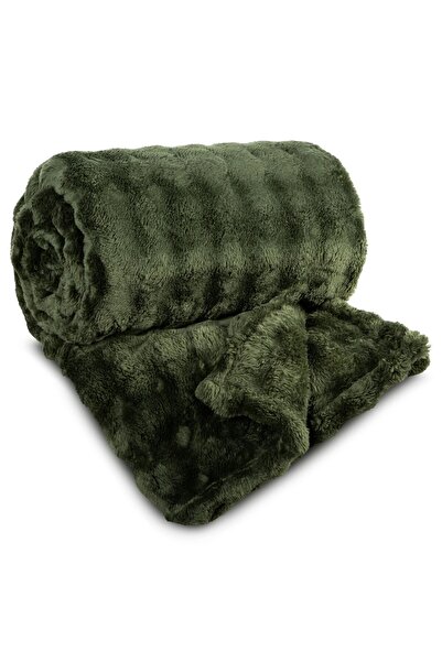 Eurofirany Pătură 200x220 NELA verde / olive