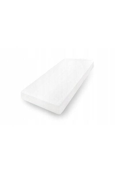 Matex Cearșaf de pat din jerseu cu Lycra 130/140x190/200x30 Alb