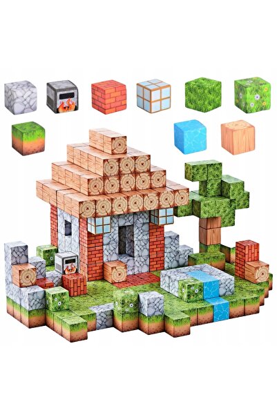 woopie Blocuri magnetice de construcție Lumea Blocurilor 108 piese.