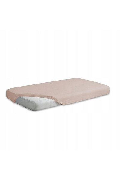 Matex Cearșaf de pat din satin cu elastic AUR 90/100x190/200x25 Bej