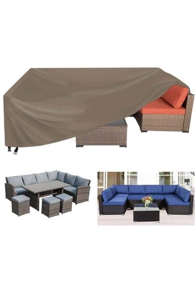 Generic Brand INFOSUN Waterproof Outdoor Furniture Cover 137" L x 102" W x 35...