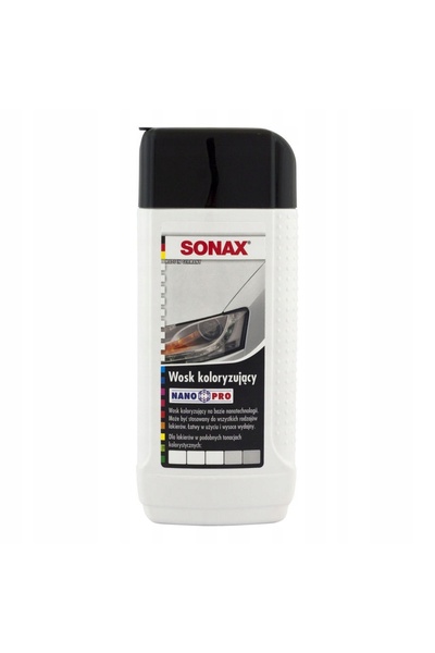 Sonax Ceară Albă Colorantă Nano Pro 250ml - Ceară Carnauba + Burete