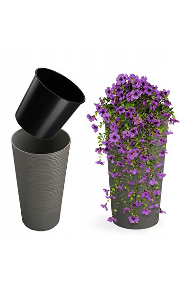 KADAX Husa pentru ghiveci ecologică gri 25cm