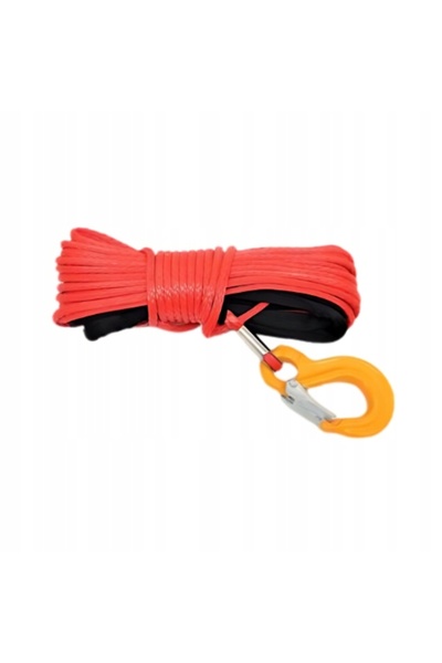 X-ATV LINA SINTETICĂ COPIECĂ CU ÎNFĂȘURARE QUADROPLĂ AIR115 CÂRLIG 6MM 15M ROȘU