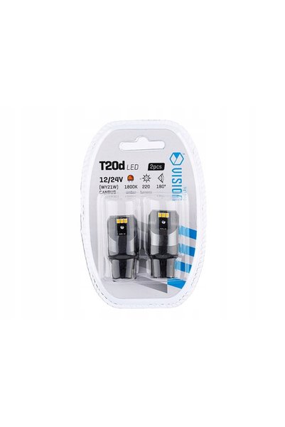 Vision Becuri LED WY21W T20d 12/24V 6x 3020 SMD CANBUS