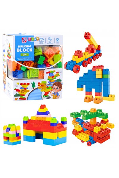 LeanToys BLOCURI SPAȚIALE, BLOCURI DE CONSTRUCȚIE COLORATE