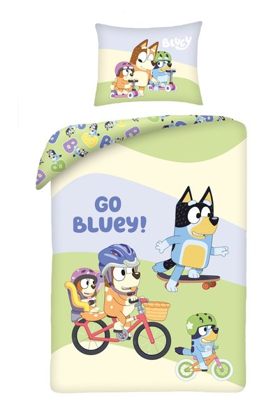 Halantex Lenjerie de pat din bumbac 140x200 Bluey sporty Dog HIT