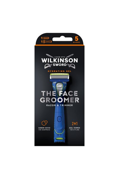 Wilkinson Trimmer facial pentru bărbați The Face Groomer Precizie pe ambele p...