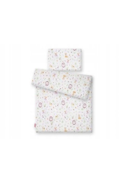Bobono Lenjerie de pat pentru copii, 2 piese, bumbac, 120x90 cm - delicatețe ...