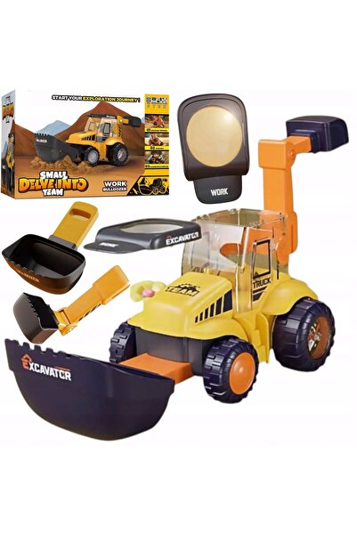 Jokomisiada PENTRU COPII ACCESORII EDUCATIVE 4 ÎN 1 PENTRU EXCAVATOR