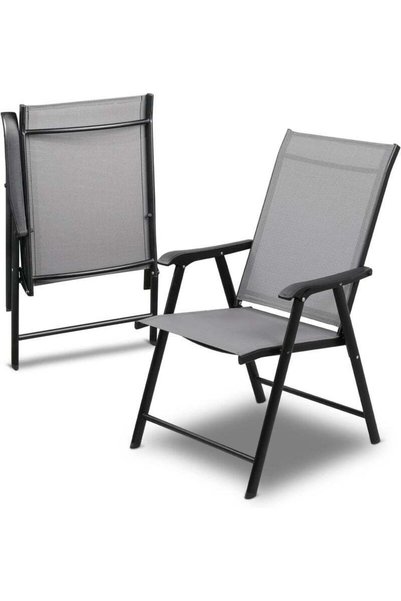 Generic Brand Harmony Home Patio Chairs, Foldable Patio Chair with Armrests a...