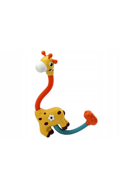 Jokomisiada Jucărie de baie girafă galbenă cu pulverizator de duș