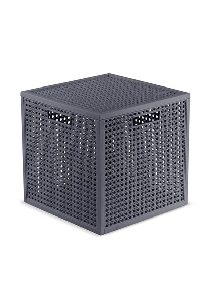 CURVER COȘ DE DEPOZITARE ORGANIZATOR CU CAPAC 19L, GRI