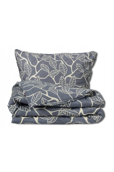 Matex Lenjerie de pat din satin 220x200 EXCLUSIVE Model frunză de copac în nu...