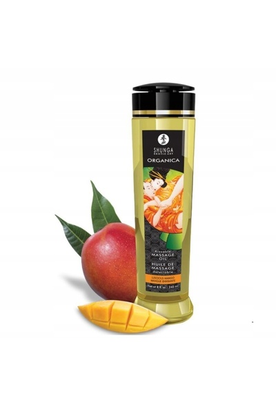 Shunga Ulei de masaj Organica - LUSCIOUS MANGO