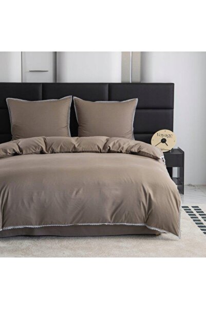 Cotton World Lenjerie de pat cu volane 220x200 3 piese reversibilă Microfibră...