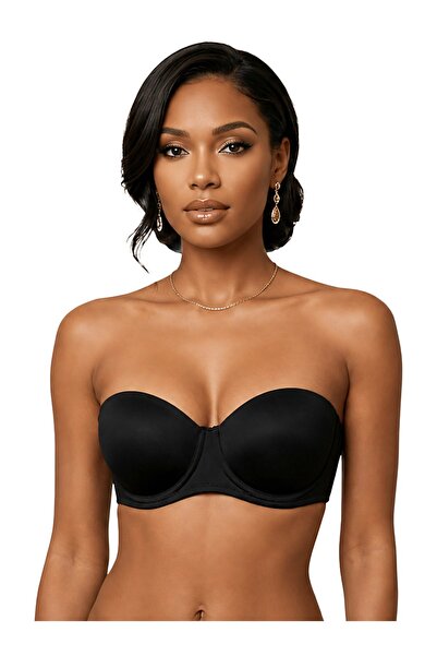 Le Jardin 7030 Women's Strapless Silicone B Cup Bra