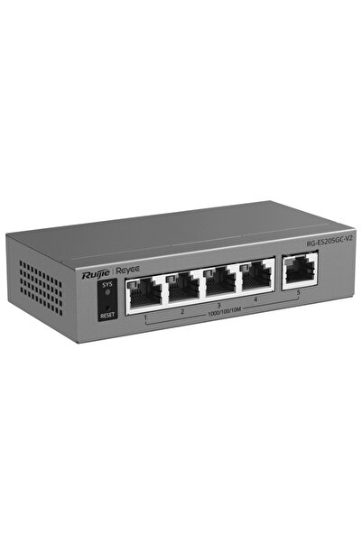 RUIJIE SWITCH RG-ES205GC-V2 5 PORT REYEE