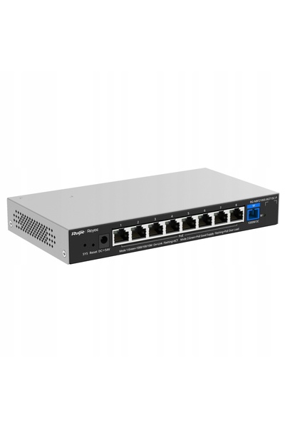 RUIJIE SWITCH POE RG-NBF2100S-8GT1SC-P 8-PORTOWY PON E-LIGHTEN REYEE