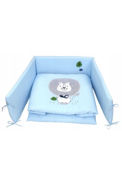 Amy Set de lenjerie de pat Leon Blue