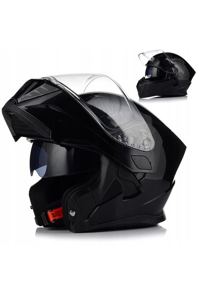 Awina Casca moto tip jaw jk906 negru lucios M 57-58cm Blenda