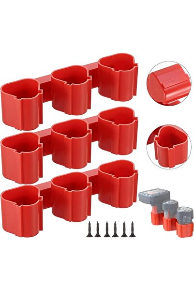 GENERAL 3Pcs 3-in-1 Battery Holders, Compatible with Milwaukee M12 Battery To...