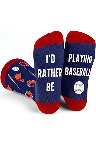 SWIUKPHE Baseball Socks for Men, 1 Pair Soft Comfortable Quality Funny Novelt...