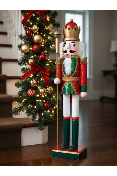 Ornament24 Figurina spargator de nuci soldat din lemn, decoratiune de Craciun...