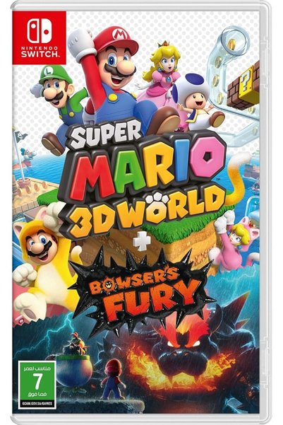 Nintendo of America لعبة نينتندو سوبر ماريو ثلاثية الأبعاد وورلد + غضب باوزر ...