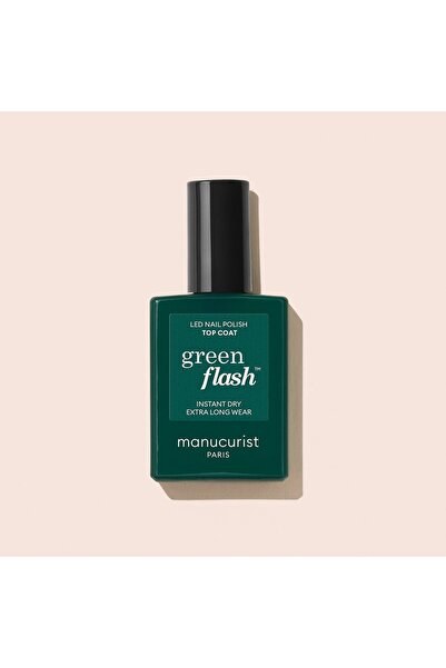 MANUCURIST Top Coat Green Flash Vegan Top Coat 15 ml