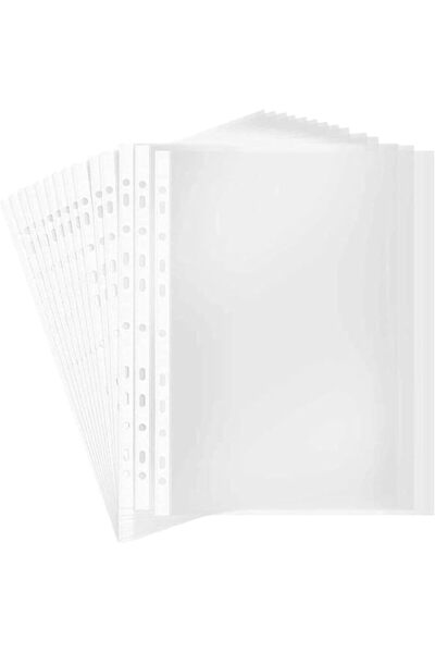 Generic A4 Punched Pocket,Sheet Protector, glass clear Protector Binder Sleev...