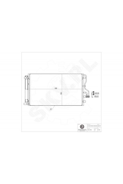 ESEN SKV Radiator climatizare Hyundai ix35 Kia Sportage III 976062S500